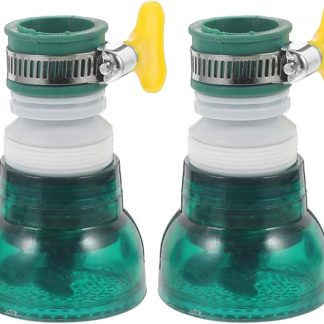 2 Stück Spritzschutz Wasserhahnfilter Grün из ПВХ