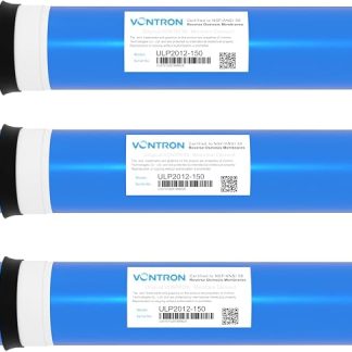 3 мембраны Aquintos Vontron 150 GPD для систем обратного осмоса, 10 x 2,5 дюйма