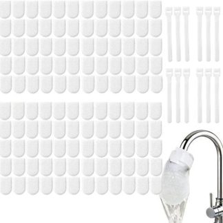 120 Stück Wasserhähne Baumwollfilterbeutel, Spritzschutz Einsetzbar Mit Gurt