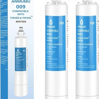 847200 Кюльшранк-Вассерфильтр для Fisher & Paykel Кюхльшранке, NSF 42 Эрзац для Fisher & Paykel 847200, E522, E422, E402, 2 Stück