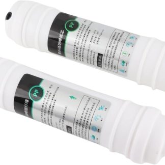 2 Stück Wasserreinigerfilter, 10 Zoll PP-Baumwolle, Schnellanschluss, Universeller Ersatzfilter mit Lebensmittelechtem ABS-Gehäuse, für Verschiedene Marken