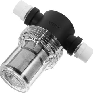 Заживший фильтр Wasserfilter for Wasser Wasserfiltersystem Эрзацфильтр из ПВХ и 304 edelstahl 20 мм Anschluss 80 Mesh Schwarz für Hartes Wasser