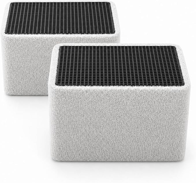 Комплект из 2 керамических сотовых фильтров типа 3, совместимых с Geberit AquaClean Mera, Tuma Comfort и Monolith Plus, замена для 242.999.00.1, фильтр запаха для душа и унитаза.