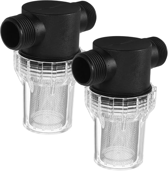 ULTECHNOVO Wasserpumpen-Siebfilter Sedimentfilter für Brunnenwasser Линейный фильтр для Wasserschlauchfilter Wasserpumpen-Siebfilter Washmaschinen-wasserfilter Туалетный фильтр Inline-wasserfilter Autowasch