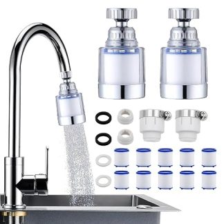 2 Stück Wasserfilter Набор фильтров Wasserhahn plattiert Leitungswasserfilter