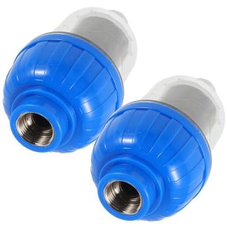 NUOBESTY 2 Stück Edelstahl Wasserfilter für Wasserhahn, Entfernt