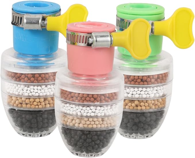 3 Stück Kunststoff Wasserhahnfilter Wassersparende Spültischarmatur Düsenfilter Auslaufsicher für Küche und Bad