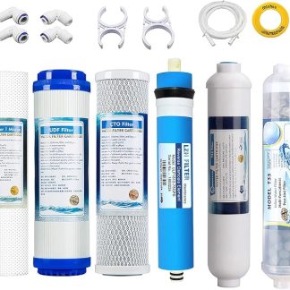 Комплект сменных фильтров Naturewater для 6-ступенчатых систем обратного осмоса (1-6 уровней), 10 дюймов.