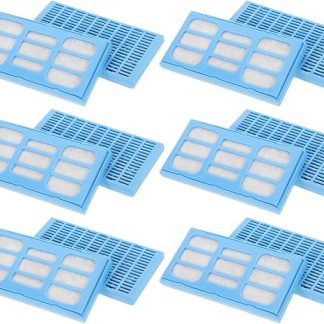 12 Замените эрзацфильтр для очистки воды Katzenbrunnenfilter aus Kunststoff Blau Geräuscharmes Filtern für Katzen und Haustierbrunnen für Haustierbesitzer