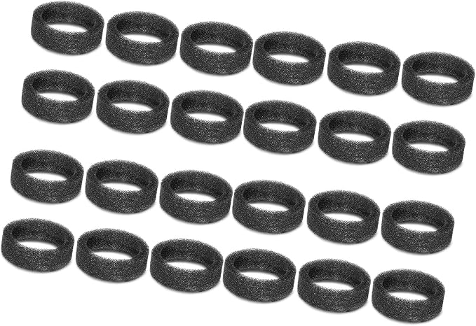 24 Stück Ersatzfilter für Haustierbrunnen, Runder Schaumstoff