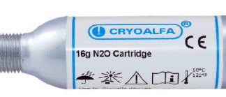 Cryoalfa N2O-Kapseln für Cryoalfa Perfekt II (25 gr. Inhalt)
